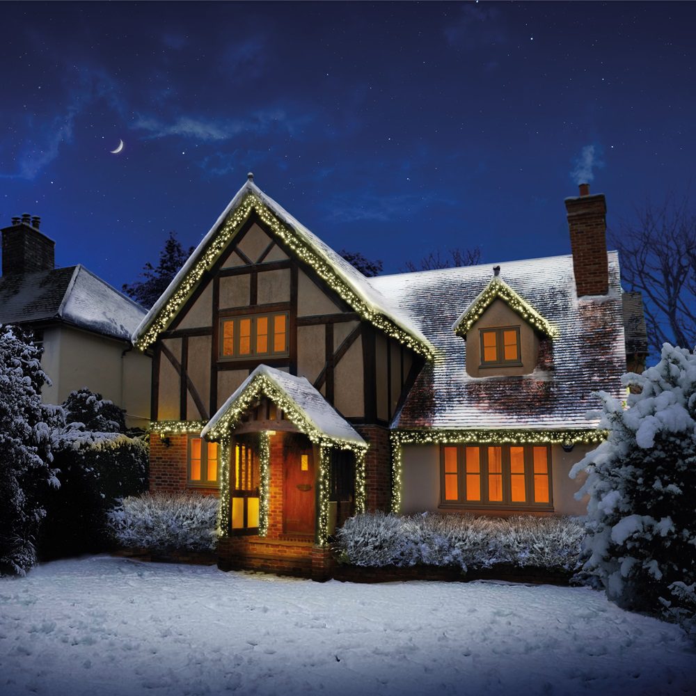 Clusters 2000 LED White / Warm White Christmas Lights 5052998057639